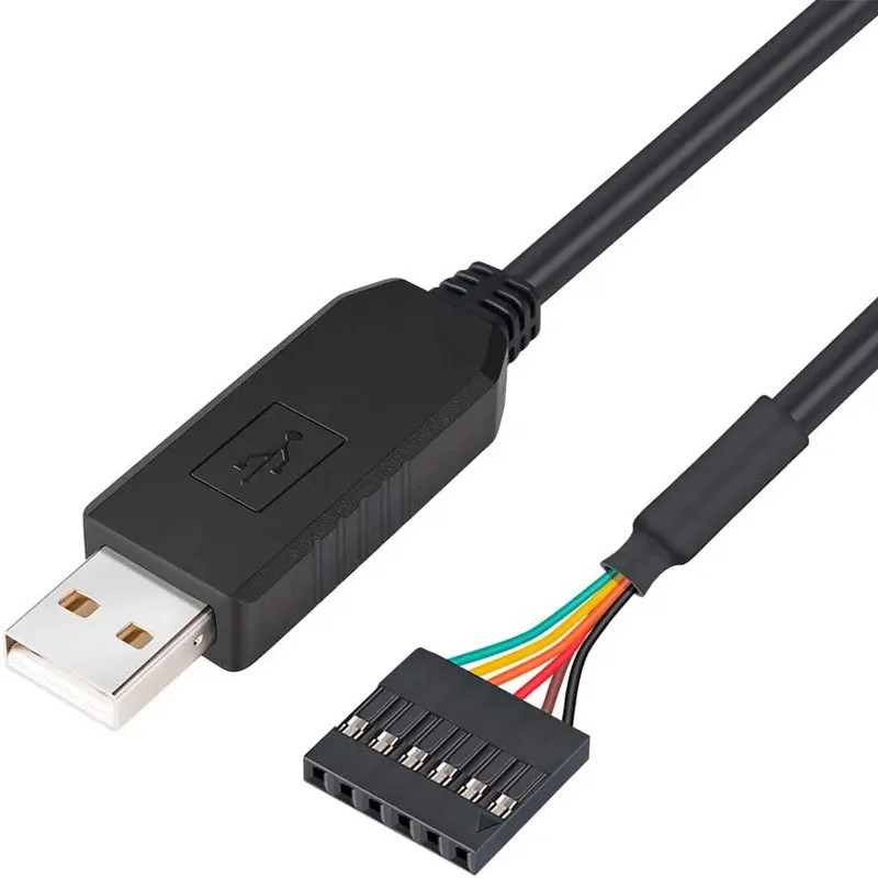 USB untuk TTL Serial 232R Uart TTL232 RS 232 Din RS232 Adaptor FTDI Chipset Kabel