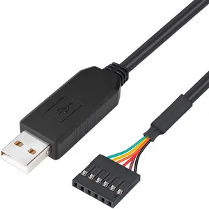 USB TTL seri 232R Uart TTL232 RS 232 Din RS232 adaptörü FTDI yongaseti kablo