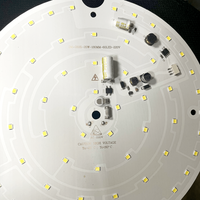 Module LED 20W sans scintillement 60LED 6000K IP20 avec capteur de mouvement 5-6m 220V AC PCB rond en aluminium pour plafonniers