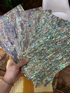 Natural純白Mexican <span class=keywords><strong>Paua</strong></span> Shellシート卸売ネイルアートステッカー - Product Image 4