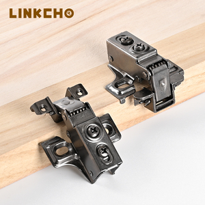 Anh phong cách Mỹ <span class=keywords><strong>Mini</strong></span> bản lề màu đen khung nhôm cửa mềm đóng sắt bản lề hẹp cạnh giảm xóc cho cửa kính bệnh viện - Product Image 1