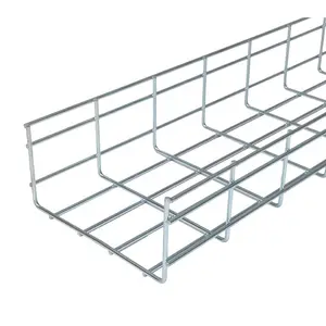 Ningbo Vichnet Factory Customized Size 304 /316SS Wire Mesh 50mm 150mm Basket Steel Metal Cable Tray