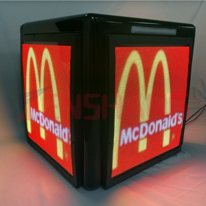 Pantalla de panel LED de publicidad GPS, señalización digital y cajas traseras de motocicletas para entrega de alimentos - Product Image 4
