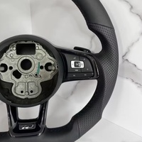 Volant en cuir Sport noir pour Volkswagen VW Golf 7.5 Golf 7 MK7 Golf 6 MK6 Arteon Jetta Scirocco accessoires de voiture