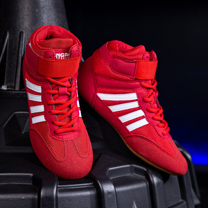GINGPAI <span class=keywords><strong>Scarpe</strong></span> da Boxe Traspiranti in Rete di Alta Qualità per Allenamento Invernale e <span class=keywords><strong>Fitness</strong></span> per Uomo e Donna da Wrestling - Product Image 5