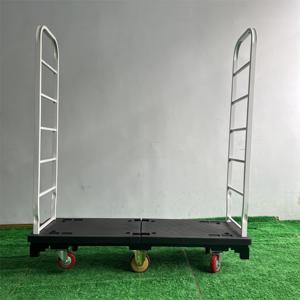 Chariot à plate-forme pliable à six roues de style japonais UBOAT 400kg chariot à main pour outils transport logistique industriel - Product Image 2