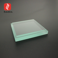 Kaca Tempered Solid Transparan OEM 2mm-12mm untuk Panel Penerangan Industri/Solar dengan Lapisan AR