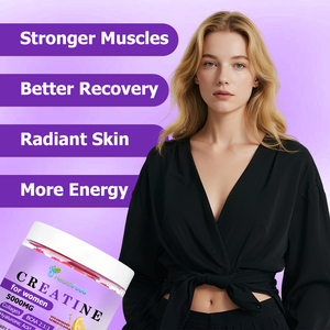 Factory Direct Creatine for Women Gummies with Total Carbohydrates Supports Lean Muscle Growth Stronger Muscles Better Recovery - Product Image 5