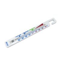 Wholesale Customized Wall Hanging Plastic Refrigerator Thermometer High Accuracy Indoor Hook Type for Cold Storage Freezer OEM