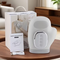 Masseur de main portable à compression d'air avec thérapie thermique, machine de massage électrique pour les doigts avec airbags à double couche