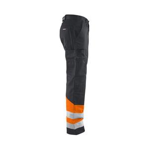 BLAKLADER - 156418119653C56 <b>Hi</b>-<b>Vis</b> trousers Mid grey/<b>Orange</b> - EAN 7330509746660 <b>HI</b>-<b>VIS</b> WORKWEAR - Product Image 4