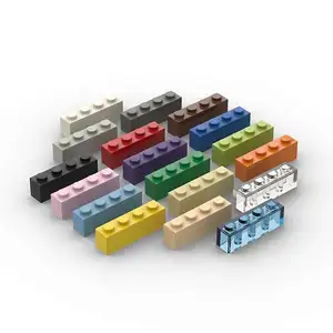 Compatível com LEGOing Building block acessórios Building block partículas MOC 3010 Building Block Figura