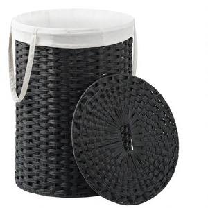 Cestas de Almacenamiento de Mimbre Hechas a Mano con Ganchos de Acero Inoxidable para la Organización de la Sala de Estar y el Armario, Duraderas y Elegantes - Product Image 4