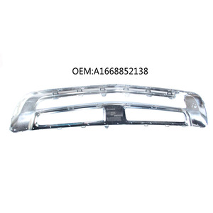 Moldura Decorativa Electrochapada para Parachoques Delantero Mercedes-Benz A1668852138 W166 GL GLS, Placa Decorativa de Aluminio - Product Image 1