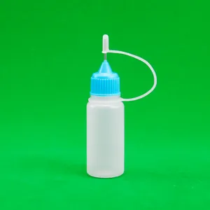 5ML 10ML bouteilles de liquide compte-gouttes compressibles en plastique vide pe compte-gouttes aiguille pointe bouchon bouteille avec bouchon coloré