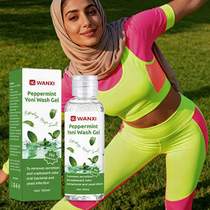 <span class=keywords><strong>Gel</strong></span> lavant intime antibactérien à l'extrait de menthe poivrée, végan, pour peaux sensibles, apaisant, équilibrant le <span class=keywords><strong>pH</strong></span>, anti-odeurs - Product Image 6