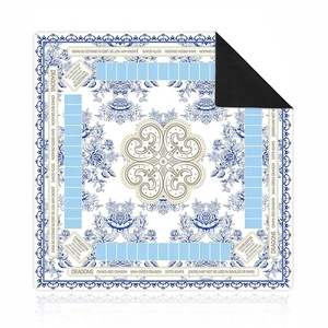 Tapis de Mahjong Américain en Caoutchouc Antidérapant et Silencieux avec Support en Caoutchouc Souple pour 4 Joueurs – Offre Spéciale - Product Image 1