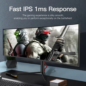 Monitor LED Curvo para Juegos de 49 Pulgadas, 4K 5K, Alta Calidad OEM, Pantalla Ancha, HDR, Frecuencia de Actualización de 144Hz, con Altavoces, para PC de Escritorio - Product Image 3