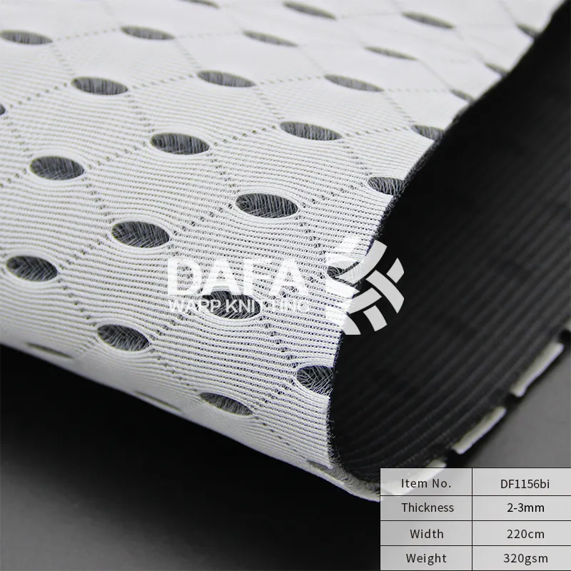 Breathable Polyester Warp Knitted 3D Spacer Mesh Fabric