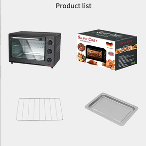 Horno Eléctrico Multifuncional de Acero Inoxidable de 28L, Horno de Vapor para Hornear en Casa, Máquina para Asar Carne, Tostar Pan y Grill - Product Image 4