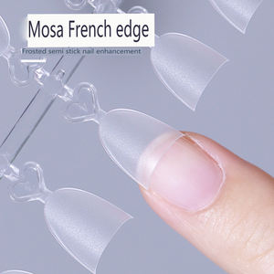 Nuevas <span class=keywords><strong>Uñas</strong></span> Postizas Francesas en Caja <span class=keywords><strong>de</strong></span> 240 Unidades, <span class=keywords><strong>Uñas</strong></span> Postizas Cortas <span class=keywords><strong>de</strong></span> Media Punta para Usar en <span class=keywords><strong>las</strong></span> <span class=keywords><strong>Manos</strong></span> - Product Image 1