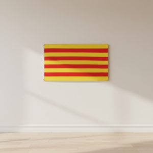 Bandera de Cataluña 3x5 pies, poliéster 100D, bandera catalana con dos ojales metálicos - Product Image 3