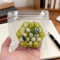 Jouet Squishy Gaufre aux Œufs Matcha, Jouet Anti-Stress en TPR Souple, Forme de Dessert Mignonne, Jouet Sensoriel pour la Décompression et l'Anxiété, Unisexe