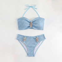 Plus Meisjes Badmode Designer Badpakken Bekende Merken Custom One Shoulder Badmode High Cut String Bikini