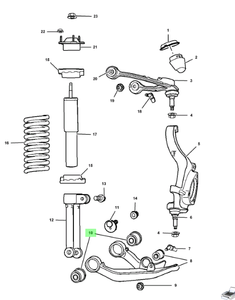 Para Jeep libertad 2002-2012 Dodge Nitro 2007-2011 Control de suspensión brazo casquillo 4670457AA - Product Image 2