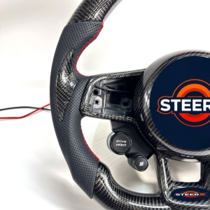 พวงมาลัย <span class=keywords><strong>VW</strong></span> GTI แบบติดตั้งโดยไม่ทำลายโครงสร้าง สำหรับ <span class=keywords><strong>Scirocco</strong></span> Sagitar B8 Golf MK7 Sportsvan Teramont ตัดเย็บตามสั่ง - Product Image 6