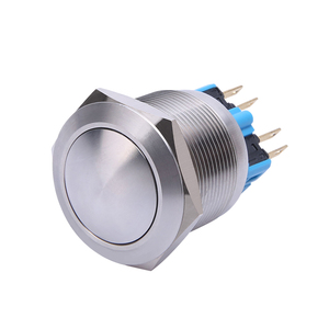 12mm 25mm Anti-vandal 2NO2NC On Off Brass Stainless Resettable Rgb <strong>Led</strong> Illuminated Power <strong>Pushbutton</strong> <strong>Switch</strong> - Product Image 4