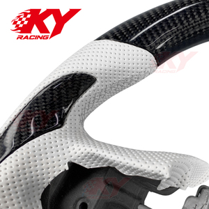 Volante Personalizado de Cuero y Fibra de Carbono para Lexus ES ES200 ES250 ES260 ES300h ES350 F Sport LS LS350 LS500 LS500h - Product Image 3