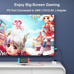 <span class=keywords><strong>TUT</strong></span> 2m Switch 2 HDTV 4k60hz USB-C à HD-compatible Câble TV Projection Console de <span class=keywords><strong>jeu</strong></span> Switch Dock pour Switch 1/2 - Product Image 6