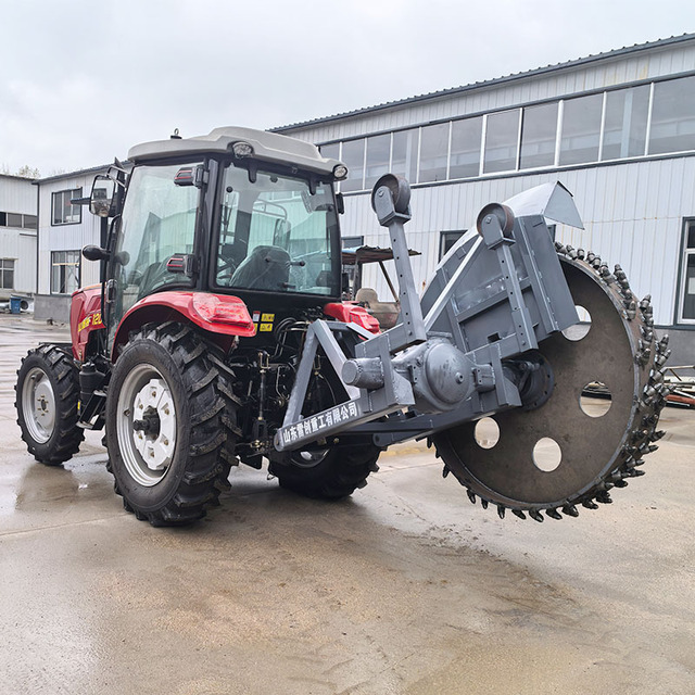 High Quality Disc Ditcher Trencher Large Concrete Road Disc Trenching Machine Engineering Trencher for Sale