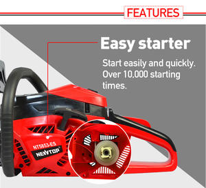 Motosega a Benzina <span class=keywords><strong>2</strong></span> Tempi 45cc 1700W di Alta Qualità, Facile da Usare, per Taglio del Legno - Product Image 2