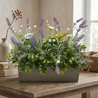 Support en bois pour fleurs artificielles en plastique, type bonsaï, pour jardinage et décoration domestique - Vente en gros