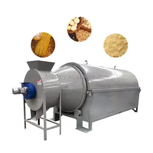 Low Price Food Maize Fine Powder Dryer Rice Grain Roller Drum Rotary Dryer Drying Machine