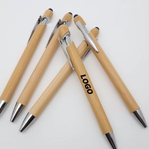 Bolígrafo de Bambú Personalizado con Logotipo, Ecológico, Regalo Promocional para Negocios, Eventos y Obsequios al por Mayor - Product Image 1