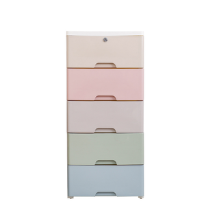 Mueble de Plástico con 5 <span class=keywords><strong>Cajones</strong></span>, Cajonera de Plástico <span class=keywords><strong>para</strong></span> Niños / Cajonera de Plástico <span class=keywords><strong>para</strong></span> <span class=keywords><strong>Ropa</strong></span> de Bebé - Product Image 1