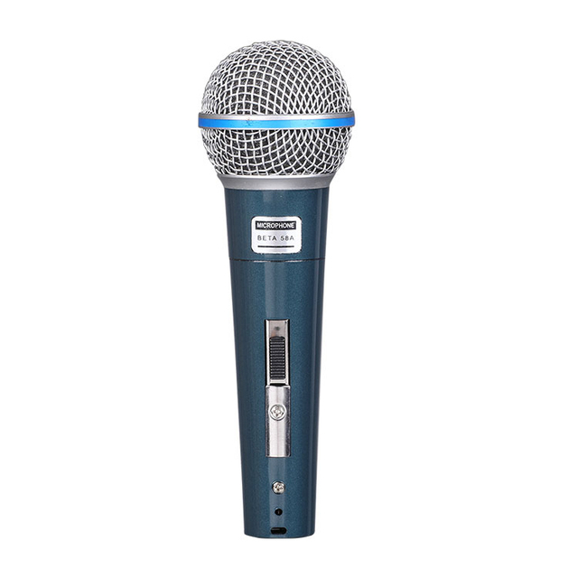 BETA 58A Microphone Wired Professional Vocal Cardioid Dynamic Microphone Karaoke MIC Professional