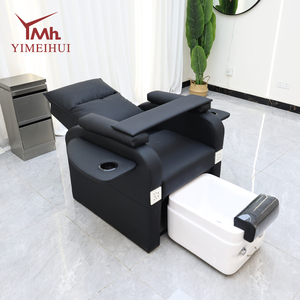 Sillón de Pedicura Eléctrico Reclinable Moderno <span class=keywords><strong>con</strong></span> Portavasos, Carga USB y Masaje para Manicura en Salones de Uñas - Product Image 3