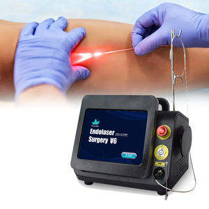 Máquina de ablación láser <span class=keywords><strong>vascular</strong></span> mínimamente invasiva e indolora de 980nm/1470nm, tratamiento láser EVLT para arañas vasculares y varices - Product Image 5