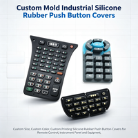 Boutons en caoutchouc moulés sur mesure en silicone avec revêtement NBR/EPDM pour clavier sans fil industriel et télécommande