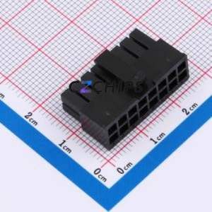 43025-16Y Housing (Wire-to-Board / Wire-to-Wire) P=3mm Connector ( Jack Structure: 2x8P )( Pitch: 3mm )( Row Spacing: 3mm ) - Product Image 1