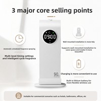 Diffuseur d'arômes intelligent à ultrasons, distributeur automatique d'aromathérapie mural, 90 ml, 1 an, pour hôtels et usage domestique