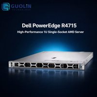 Nouveau serveur rack Dell PowerEdge R4715 1U à socket unique, plateforme de calcul d'entreprise AMD EPYC de 5e génération