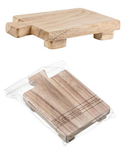 Plateau de rangement personnalisable en bois <span class=keywords><strong>d</strong></span>'acacia pour fleurs de savon et <span class=keywords><strong>d</strong></span>'épices Piédestal de rehausseur de salle de bain fait à la main Option de logo de vente chaude - Product Image 3