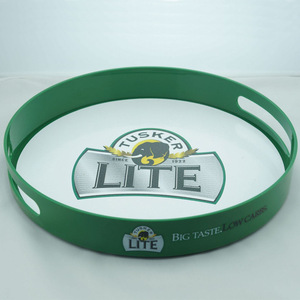 Accesorios <span class=keywords><strong>de</strong></span> Bar, Bandeja <span class=keywords><strong>de</strong></span> Plástico Antideslizante para Bebidas, Bandeja Redonda para Servir Alimentos, para Marcas <span class=keywords><strong>de</strong></span> Alcohol - Product Image 4