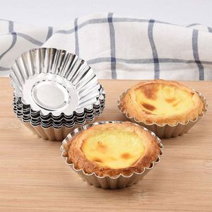 Wholesale Reusable Tinplate Egg Tart Muffin Baking Cups Non-Stick Eco-Friendly Dishwasher Safe Food Grade Safe Sturdy Customized - Product Image 4