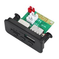 Autoradio Bluetooth 5.0 compatible Bluetooth, lecteur MP3, 5V 12V, module de décodeur MP3 WMA, radio FM, TF, USB, 3,5 mm AUX pour voiture